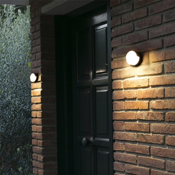 LWA383-BK-6W Modern style led outdoor wall light - Image 2