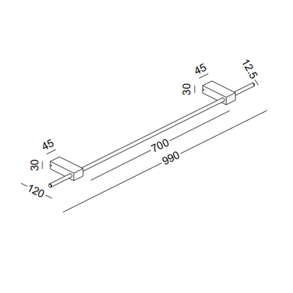 LWA391-8W Minimalism led wall light - Image 2