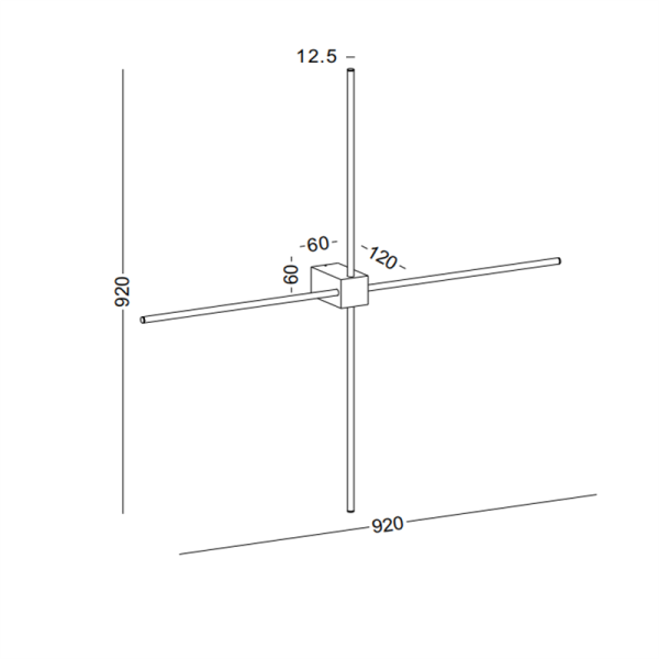 LWA393-20W Minimalism led wall light - Image 2