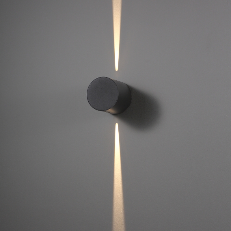 LWA406-BK-2*3W Up and down lighting led outdoor wall lamp
