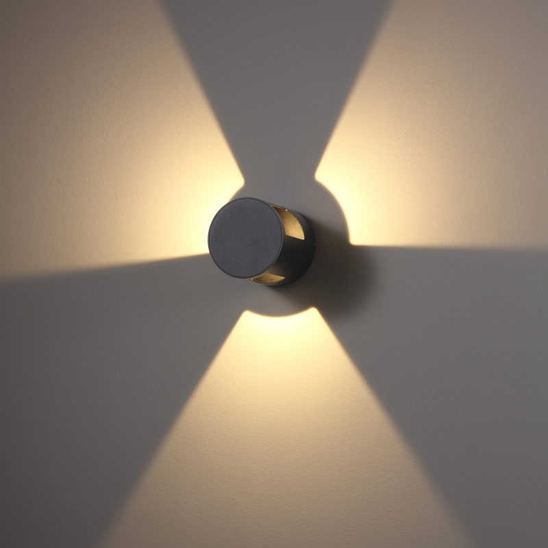 LWA410-BK-3*3W Modern style led outdoor wall light