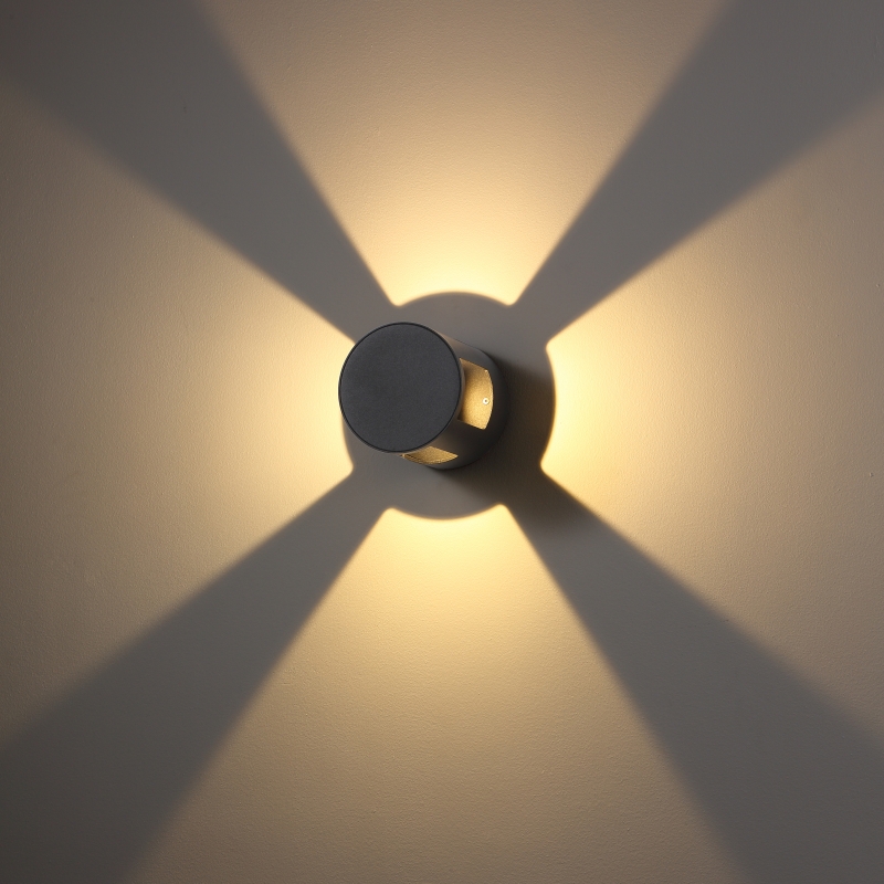 LWA411-BK-4*3W Modern style led outdoor wall light