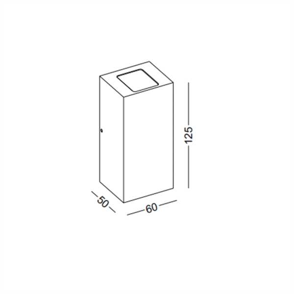 LWA413-2*3W Up and down lighting led outdoor wall lamp - Image 2