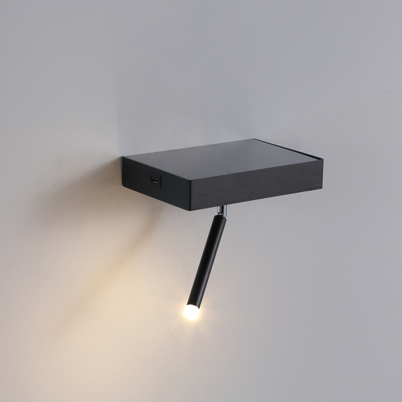 LWA416-BK-1W Down lighting led reading lamp
