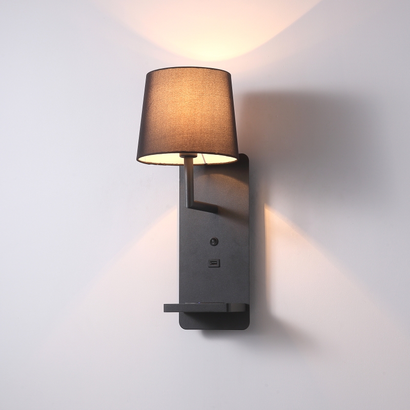 LWA421-BK-4W Fabric led reading light