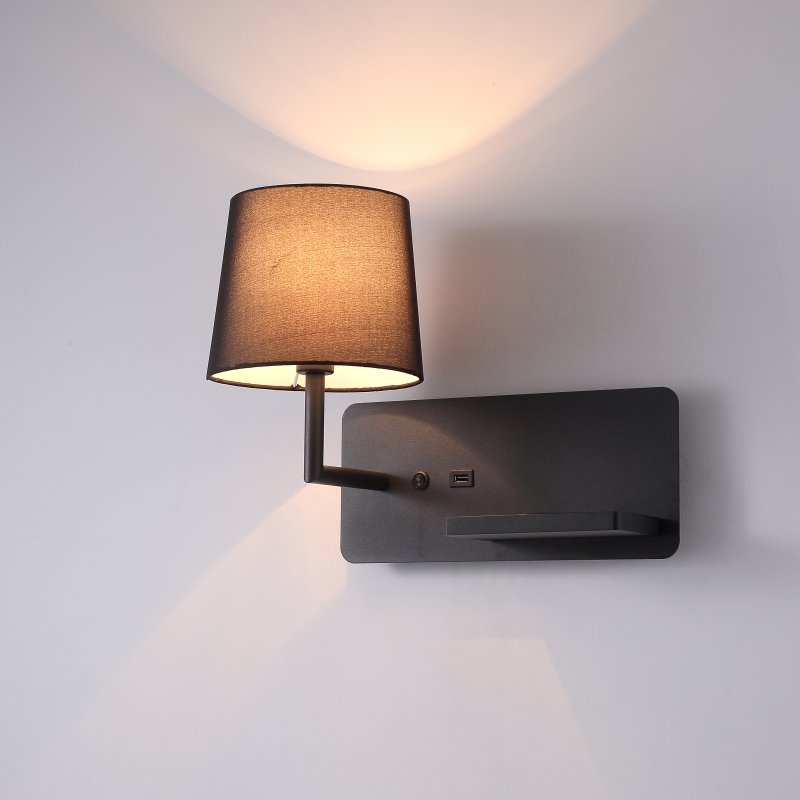 LWA422-BK-4W Fabric led reading light