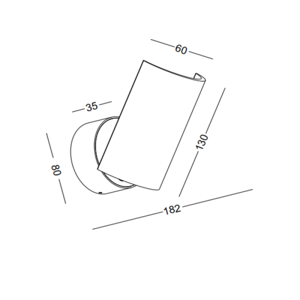 LWA427-BK-3W The pieces of tile series led wall light - Image 2