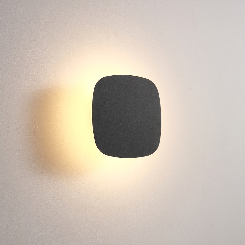 LWA432-BK-6W Square led outdoor wall lamp