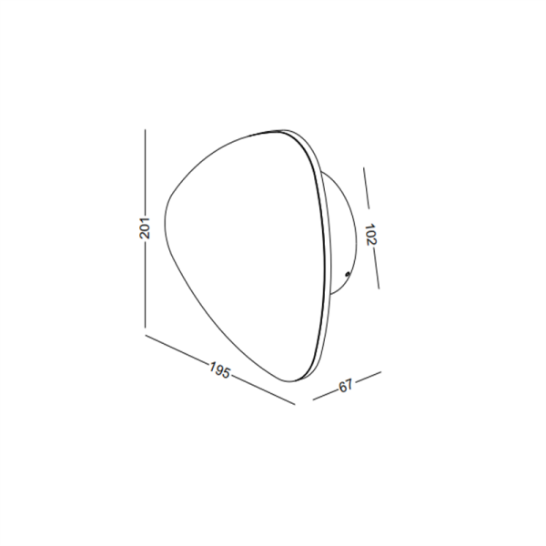 LWA433-WT-6W Minimalist led outdoor wall light - Image 2
