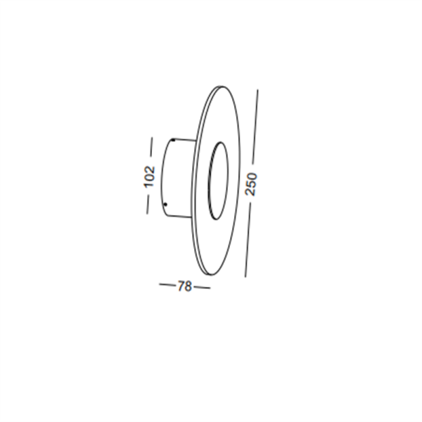 LWA435-BK-6W Modern style led outdoor wall light - Image 3