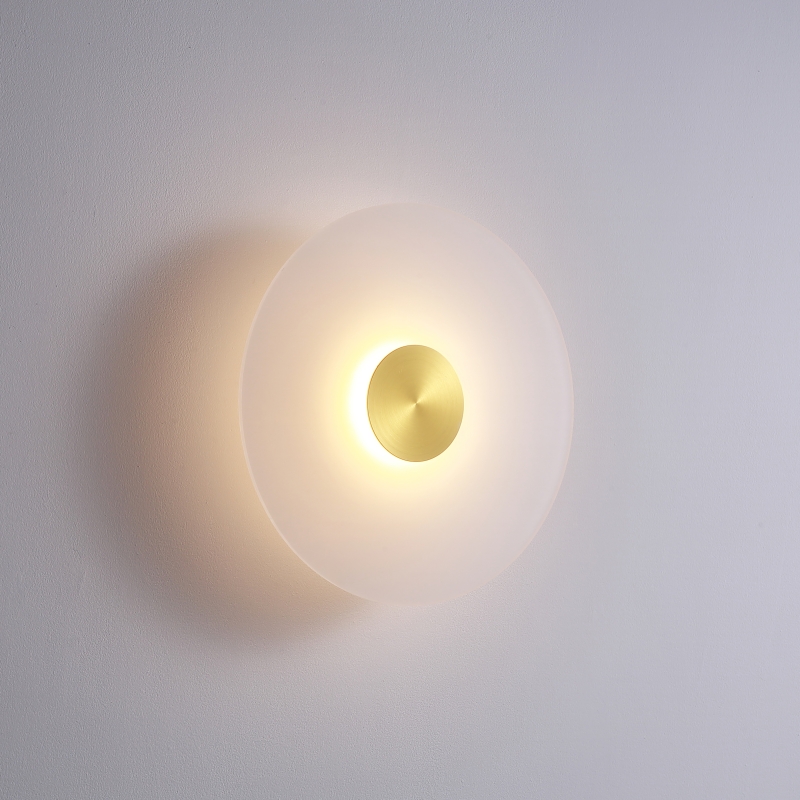 LWA436-GD-6W Acrylic diffuser round led wall lamp