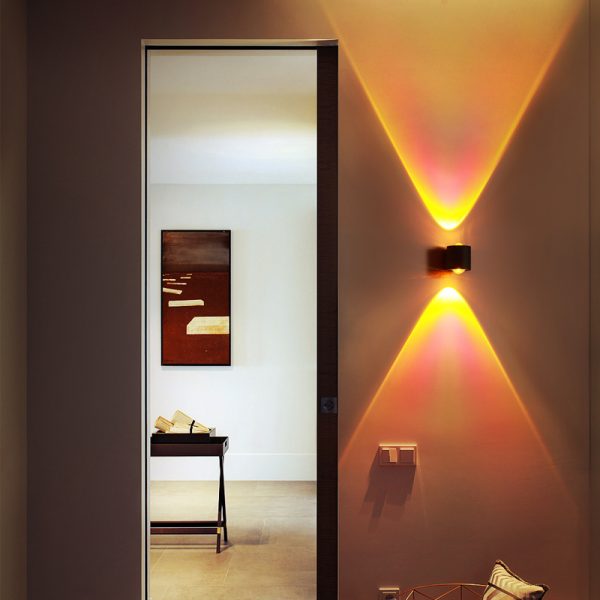 LWA444-BK-2*6W Sunset led wall lamp - Image 2