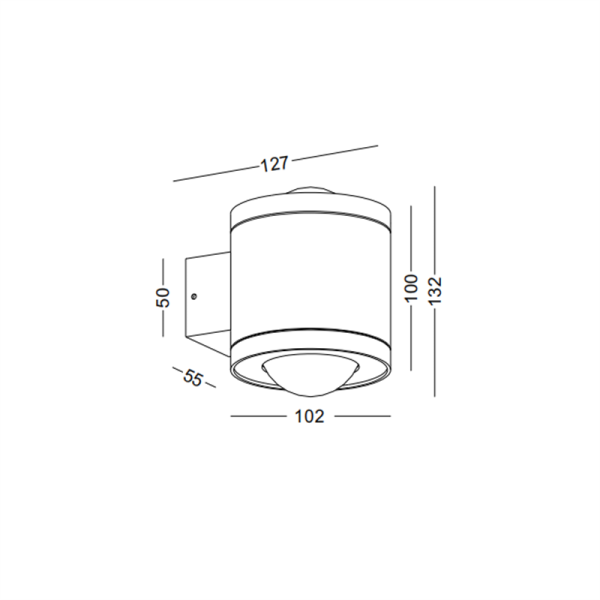 LWA446-2*6W Up and down led outdoor wall light - Image 3
