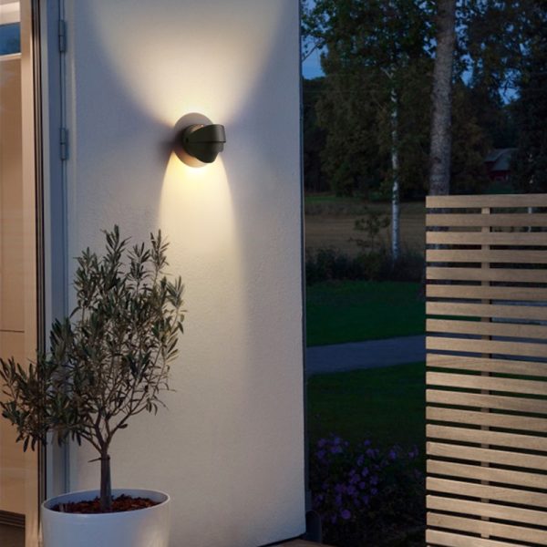 LWA451-BK-2*3W Modern design led outdoor wall lamp - Image 2