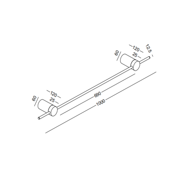 LWA468-8W Minimalism led wall light - Image 2