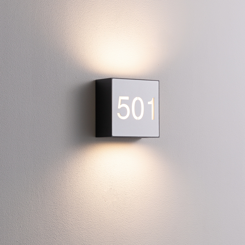LWA480-WT-6W Square led outdoor wall lamp