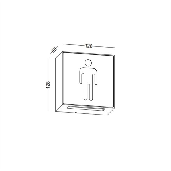 LWA481-WT-6W Square led outdoor wall lamp - Image 2