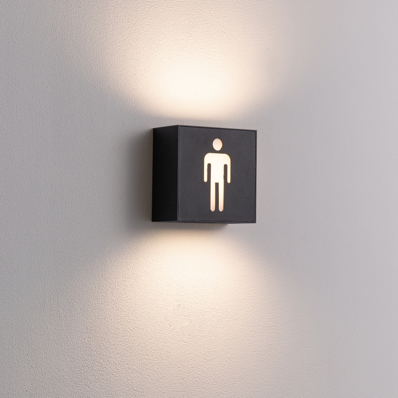 LWA481-BK-6W Modern style led outdoor wall light