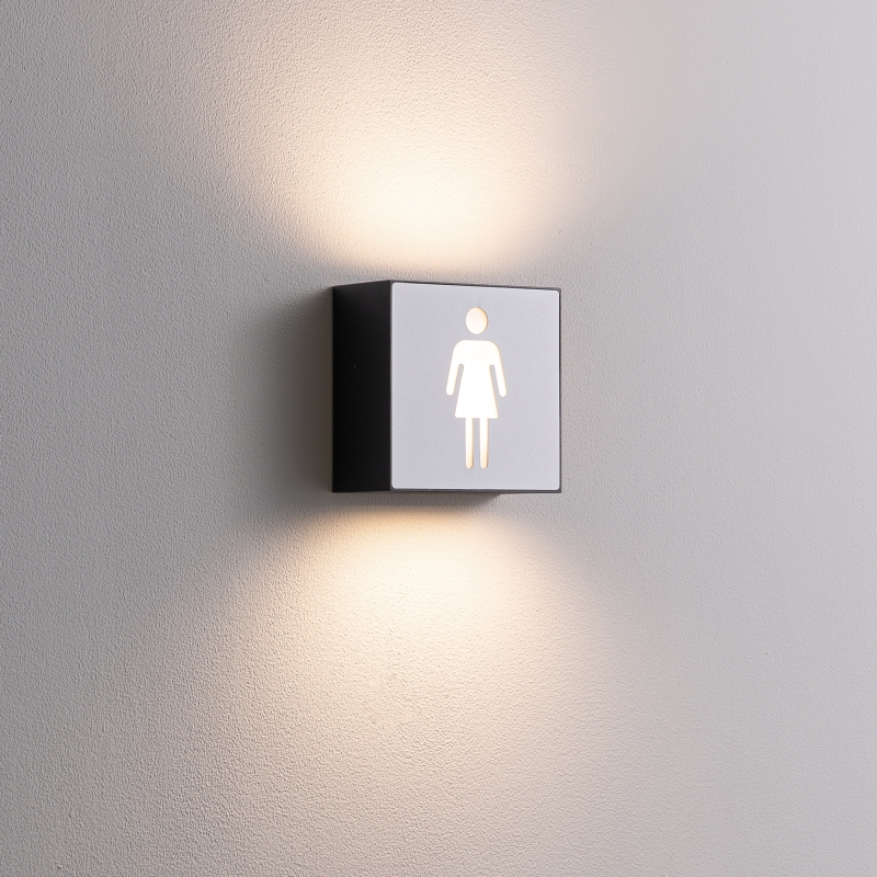 LWA482-WT-6W Square led outdoor wall lamp