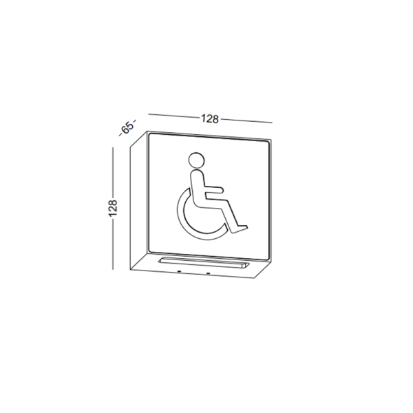 LWA483-WT-6W Square led wall lamp - Image 2