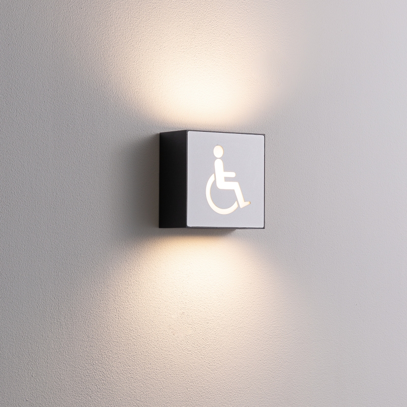 LWA483-WT-6W Square led wall lamp