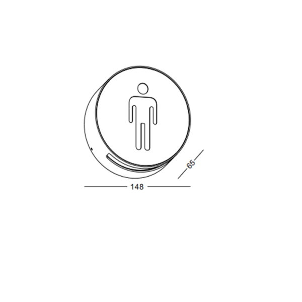 LWA485-BK-6W Up and down led wall lamp - Image 2