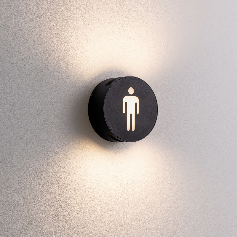 LWA485-BK-6W Up and down led wall lamp