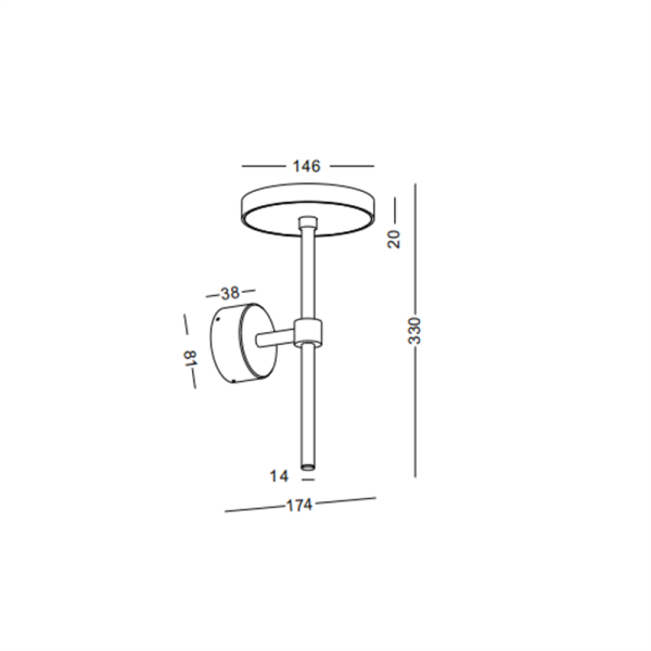 LWA488-10W Modern style led outdoor wall light - Image 3