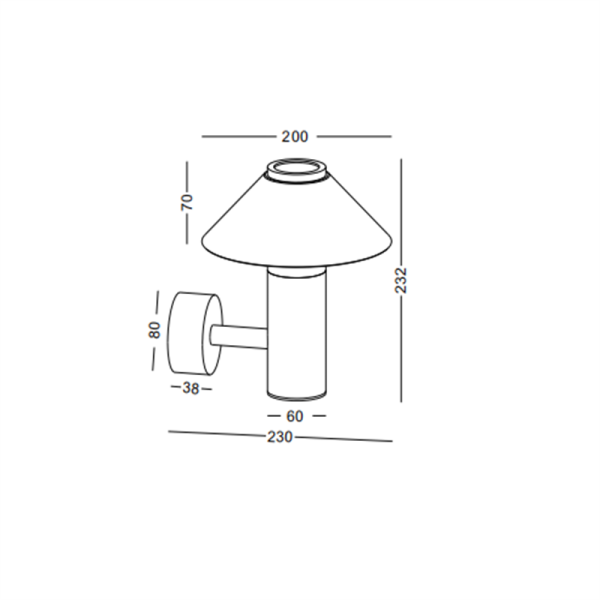 LWA491-6W Modern style led outdoor wall light - Image 3
