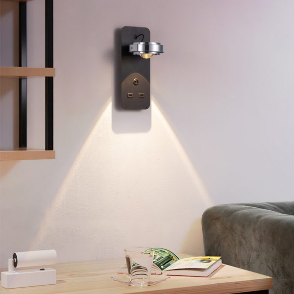 LWA494-BK-Hotel bedroom led reading light - Image 2