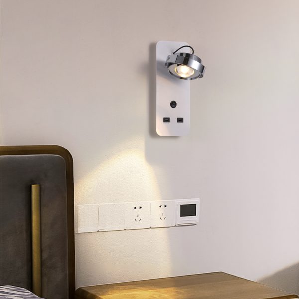 LWA494-WT-Hotel bedroom reading wall lamp - Image 2
