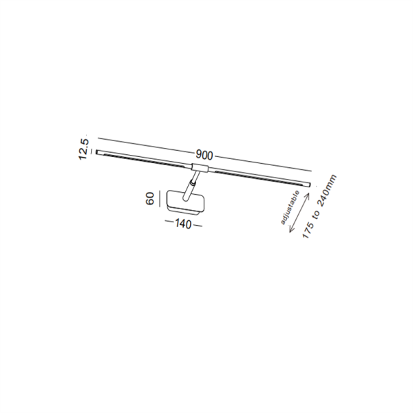 LWA509-GD-Led bathroom light picture light mirror light - Image 2
