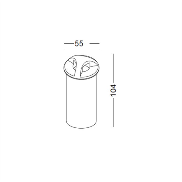 ODL026-3W Waterproof led underground light - Image 2