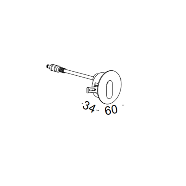 ODL042-1W Round led outdoor step light - Image 2