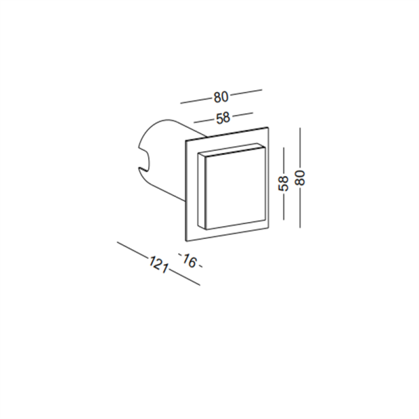 ODL053-3W Square led outdoor step light - Image 3