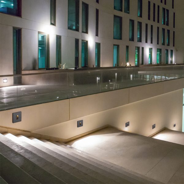 ODL062-BK-3W Square led outdoor step light - Image 2