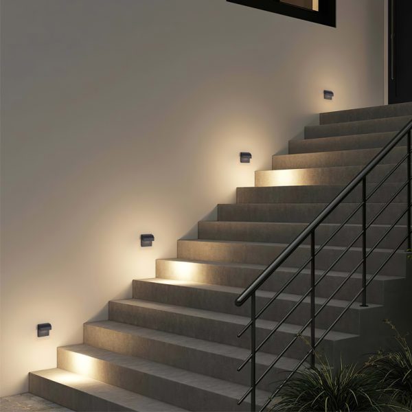 ODL064-BK-3W Square led outdoor step light - Image 2