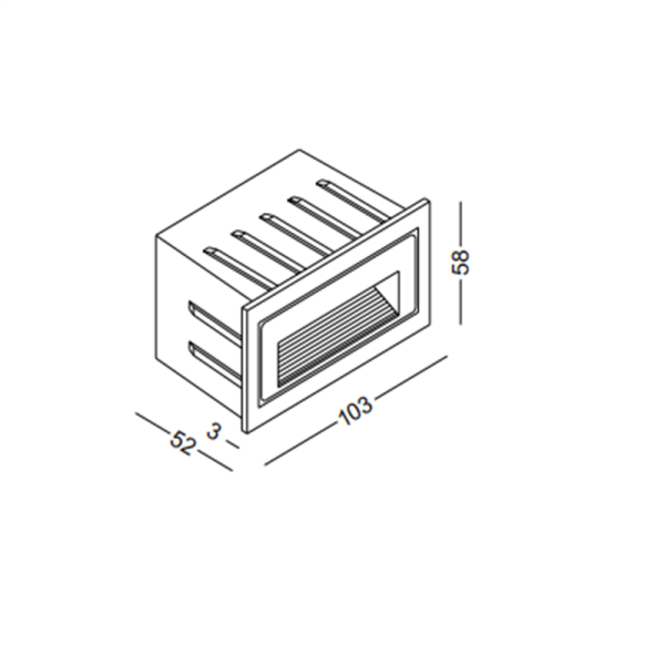 ODL703-3W Led outdoor step light - Image 2