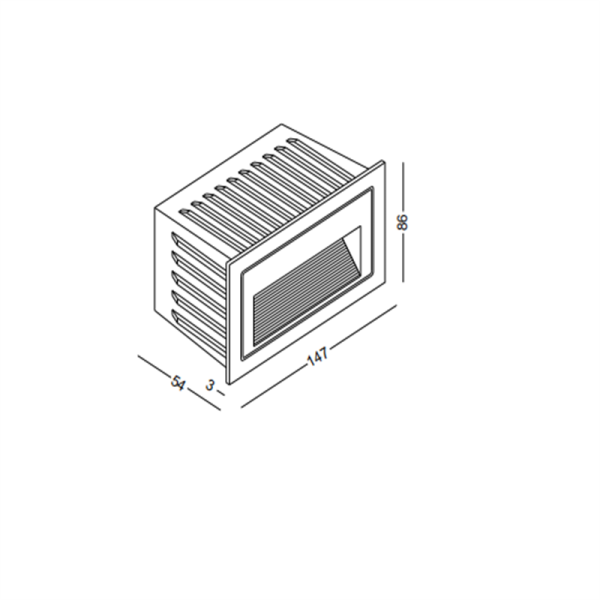 ODL704-6W Led outdoor step light - Image 2