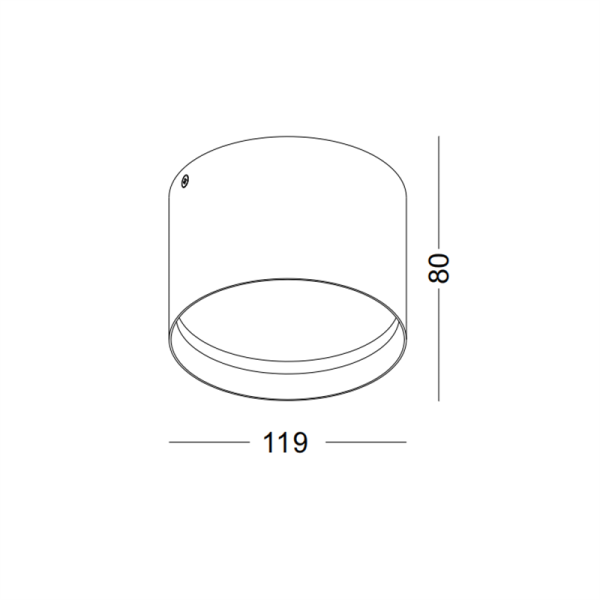 LBL294-WT-12W Led Surface Downlight - Image 2