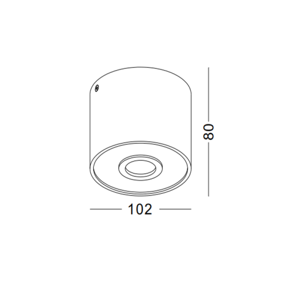 LBL296-BK-6W+5W Led Surface Down Light - Image 2