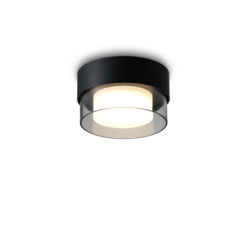 LBL298-BK-10W Glass Led Outdoor Ceiling Light