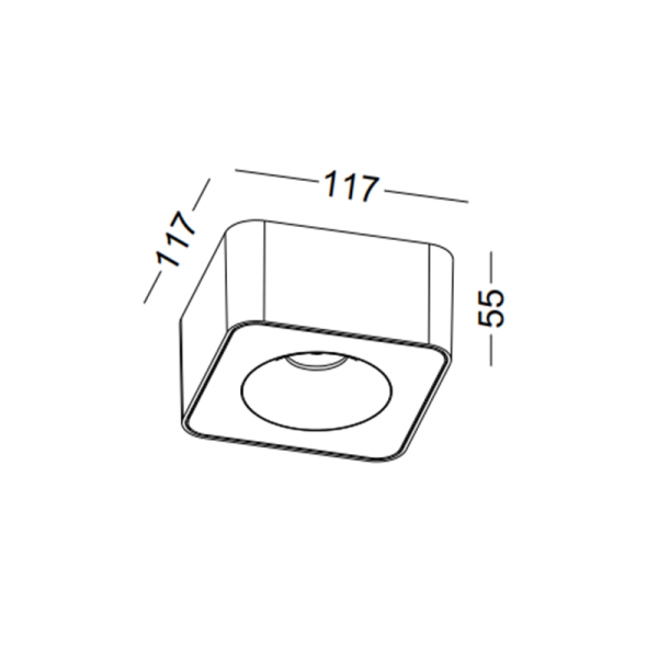 LBL721-WT-8W Led Surface Down Light - Image 2