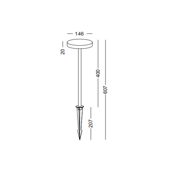 LFL063-10W led outdoor garden light - Image 2