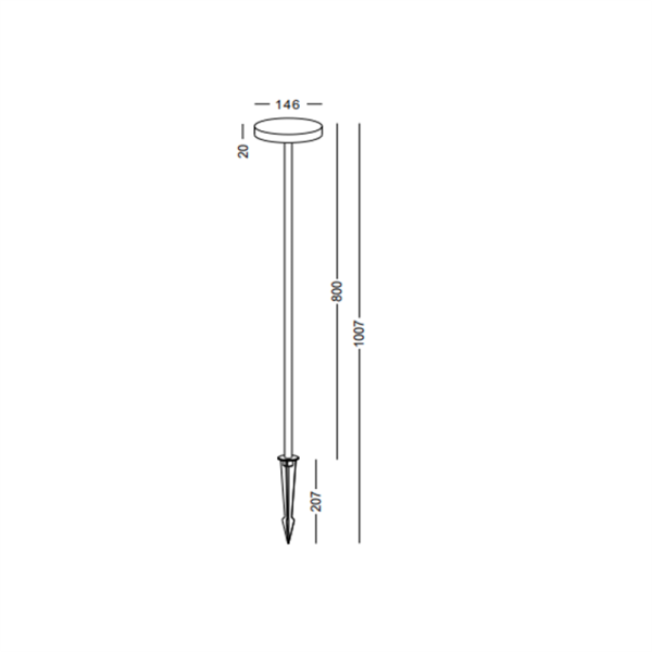 LFL064-10W Led outdoor garden path light - Image 3