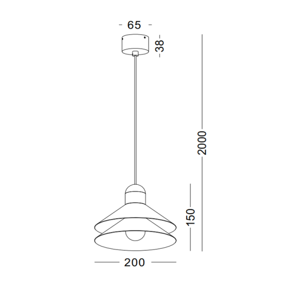 LPL404-WT-5W Modern led pendant light - Image 3
