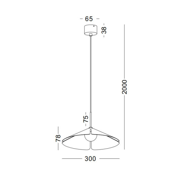 LPL412-WT-4W Art design led pendant light - Image 2