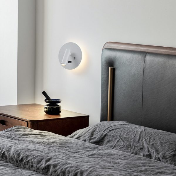 LWA496-WT-3W+3W Round led reading light - Image 2