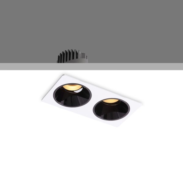 LDC710-BK-2*9W Led Recessed Spot Light