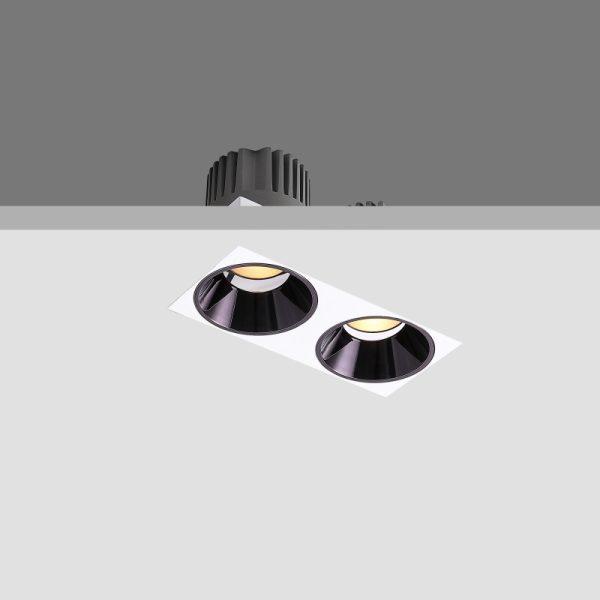 LDC714-BK-2*9W Led Recessed Spot Light